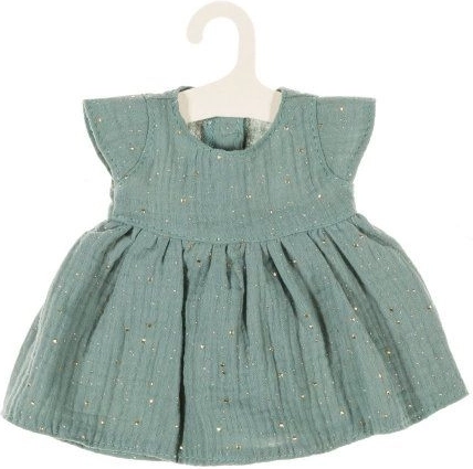 OLIMI, MUSSLEY kjole 38 cm DARK MINT