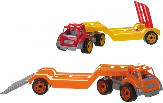 Lastbil med autotransporter