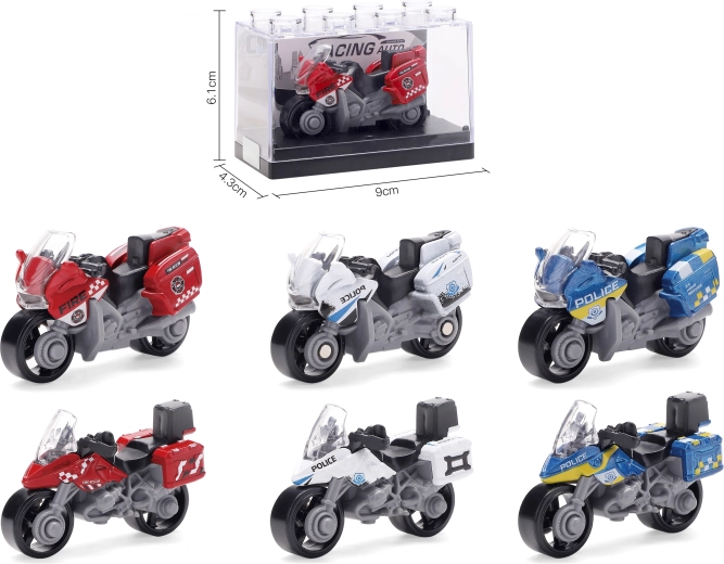 Metalmodel af motorcykel 1:64 – flere varianter