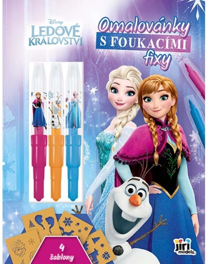 Malebog med blæsetuscher Frozen Frost