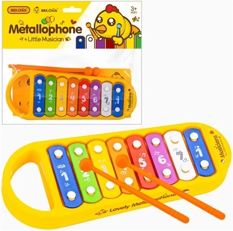 Børnemetalofon med 8 toner