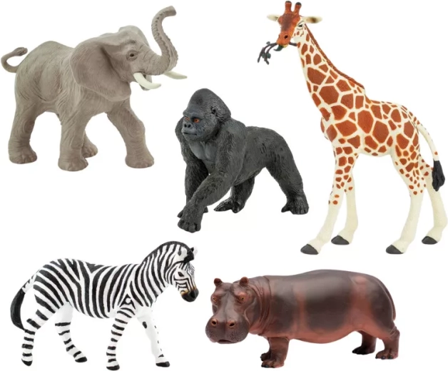 Safari Ltd. zoo-dyr – sæt med 5 figurer