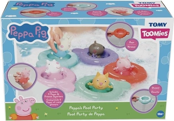 Tomy Peppa Pig badelegetøj med flydende ringe og springvandseffekt