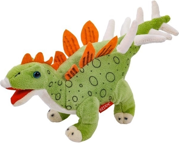 Plysjdinosaur Stegosaurus grøn 30 cm
