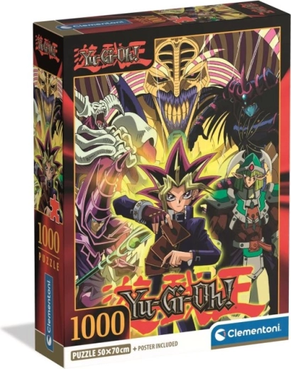 Puslespil Yu-Gi-Oh! – animecollage 1000 brikker CLEMENTONI