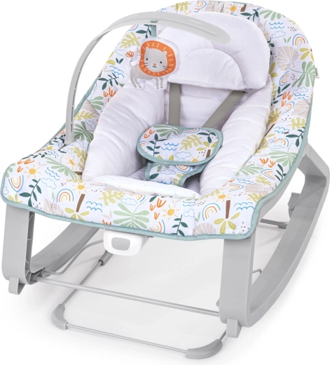 Ingenuity vibrerende skråstol og gyngestol 3-i-1 Keep Cozy Lily