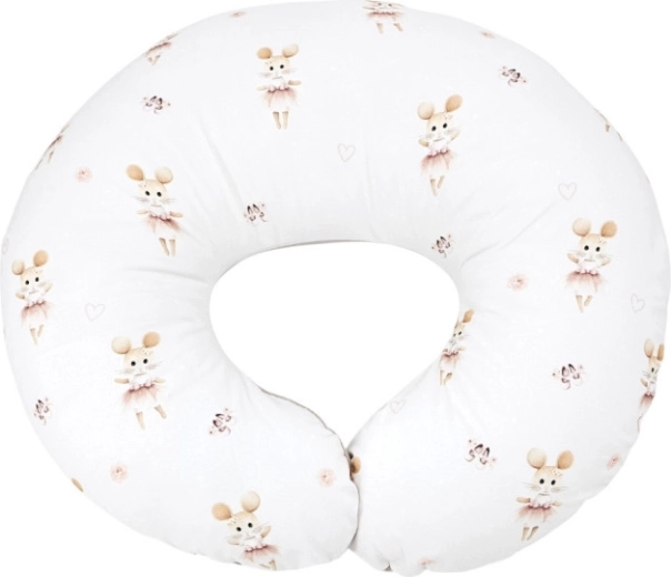 Eko lille ammepude Velvet Ballerina Mouse 60 × 60 cm
