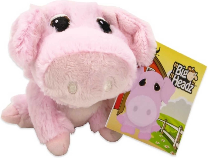 Plysgris Big Headz 11 cm - 1 stk.