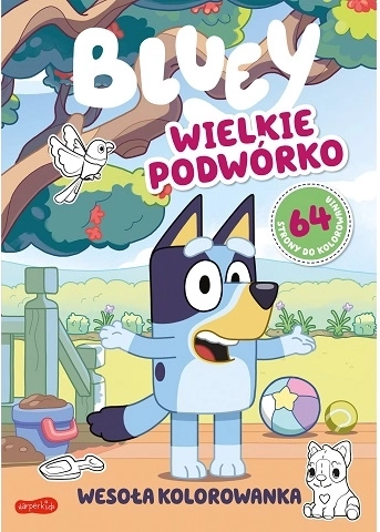 Bluey – den store gårdhave, sjov malebog