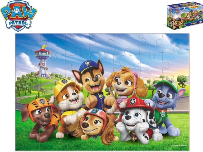 Puslespil Paw Patrol i æske – 35 brikker