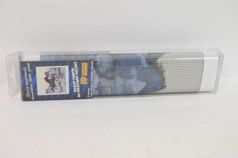 Diamantmosaik Heste sort og hvid 40 × 30 cm