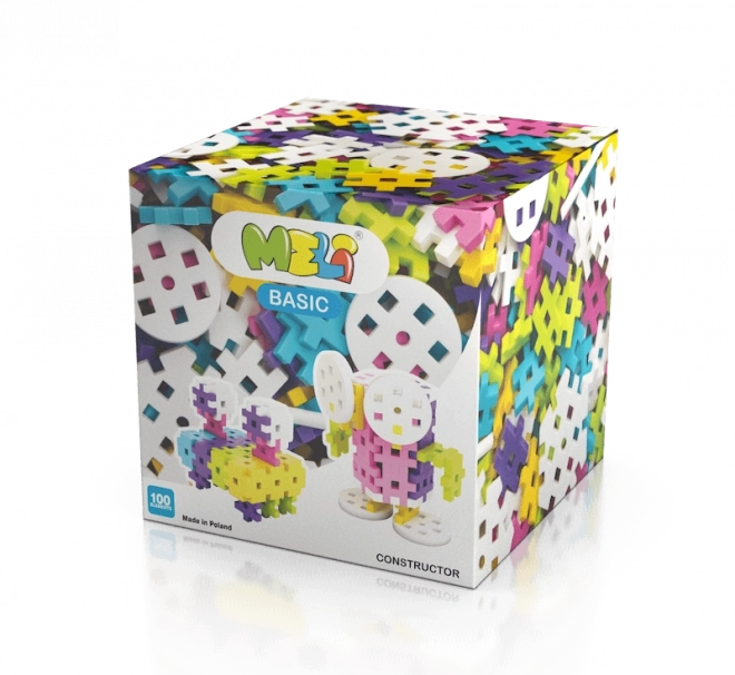 Byggesæt MELI Constructor Pink 100 dele