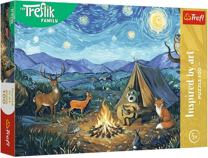 Trefl Inspired by Art puslespil ved bålet 100 brikker