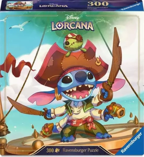 Ravensburger puslespil Disney Lorcana Stitch – alien bucaneer (300 brikker)