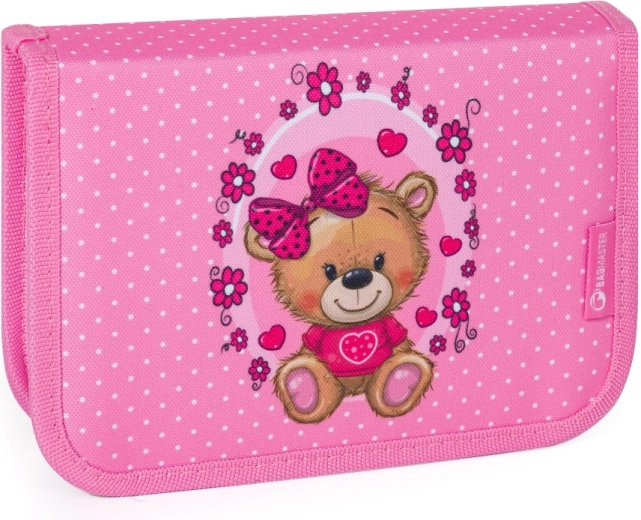 Bagmaster lumi skolepenal med bamse