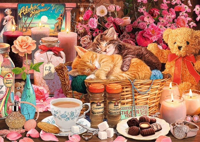 Trefl puslespil Premium Plus Tea Time alt smukt 1000 brikker
