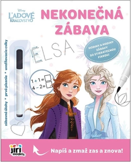 Disney Frozen endeløs sjov – viskeligt kreativt hæfte med tusch