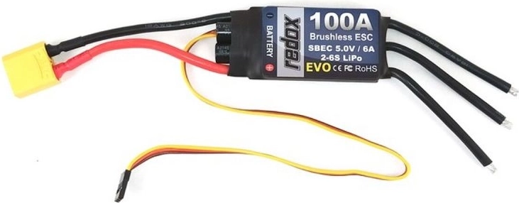 Omdrejningstalregulator Redox Evo 100A til børsteløse motorer - 1 stk.
