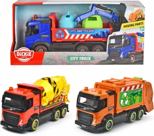 Bykøretøjer VOLVO FM – betonblander, genbrugs- og skraldebil - 1 stk.