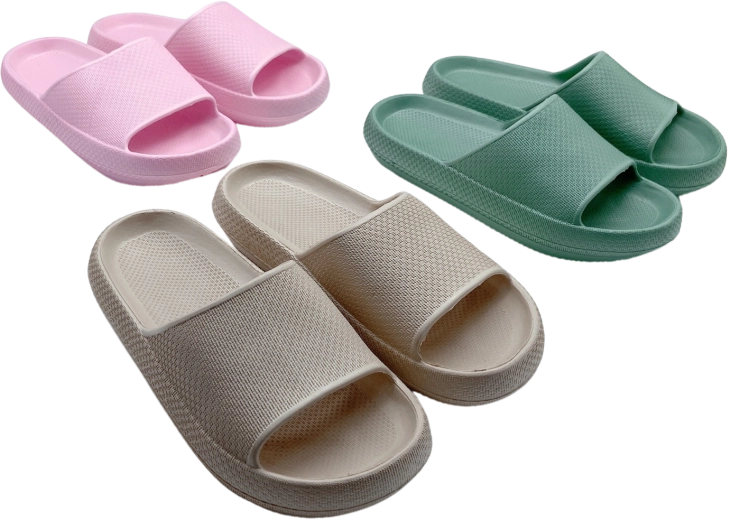 Dame-slippers med behagelig sål