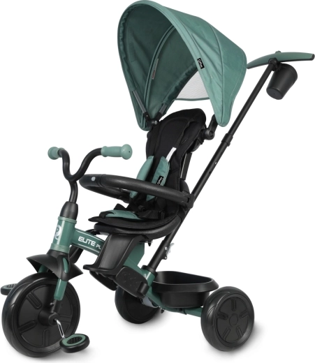 Tre-hjulet cykel Qplay elite platinum grøn