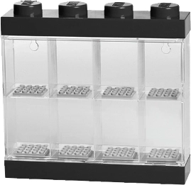 LEGO samlervitrine til 8 minifigurer – sort