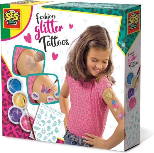 Mode-tatoveringer med glimmer