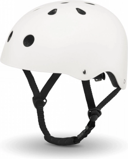 Børnecykelhjelm Lionelo Helmet White