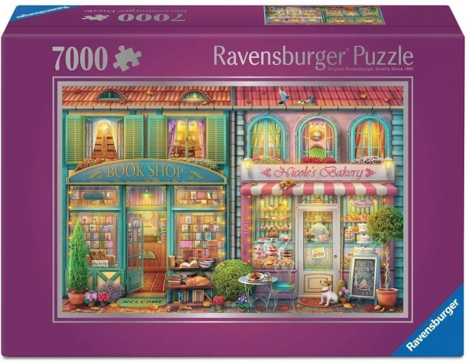 Ravensburger puslespil Boghandel og bageri 7000 brikker