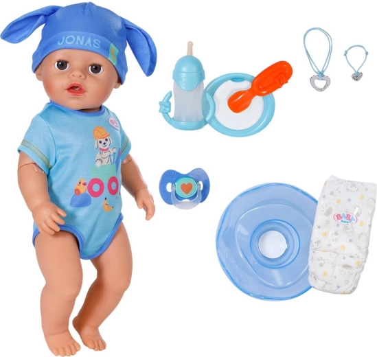 Baby Born dukke Jonas Click & Play 43 cm med magisk hånd og tilbehør