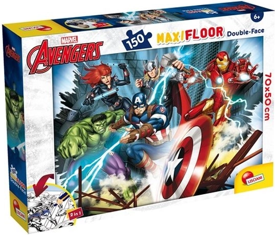 Lisciani Marvel maxi-puslespil 150 brikker Avengers
