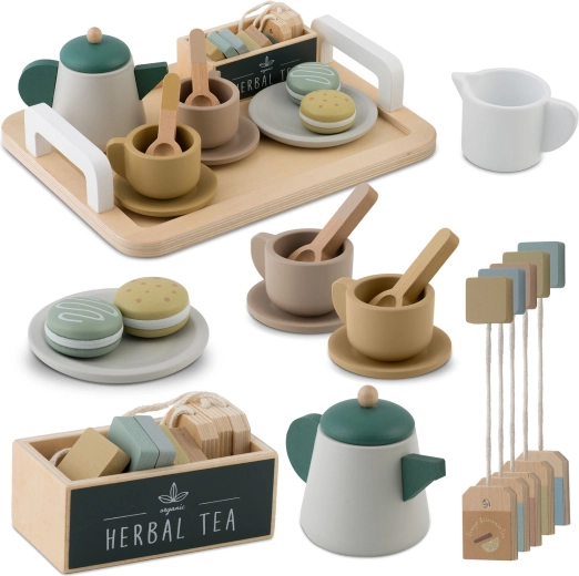 Træsæt til teselskab NUKIDO