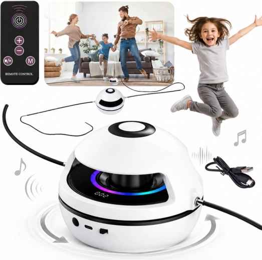 Elektrisk interaktivt sjippetov med musik, Bluetooth, fjernbetjening og tæller