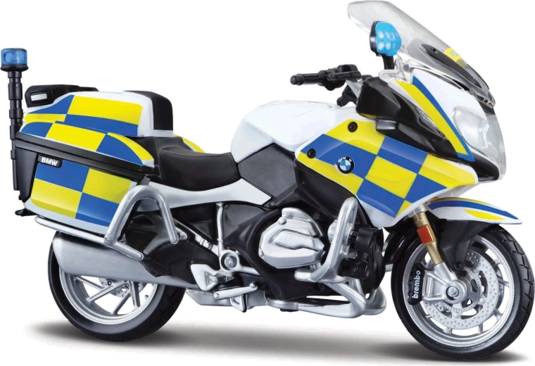 Maisto politimotorcykel BMW R 1200 RT britisk politi 1:18