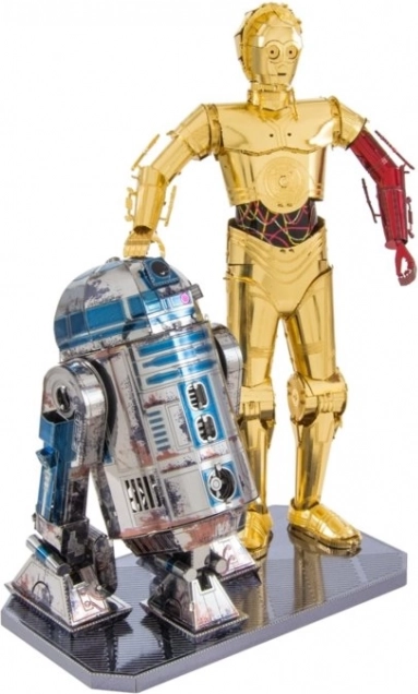3D metalpuslespil Star Wars: R2-D2 og C-3PO