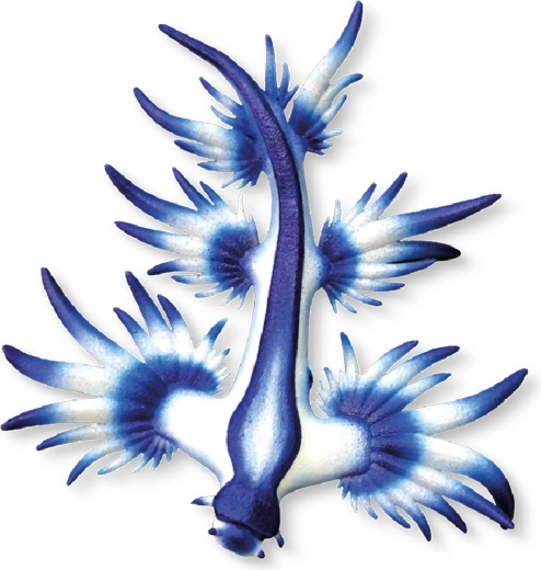 Bullyland blå nøgensnegl figur