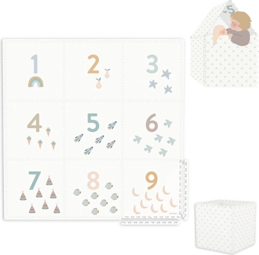 Play&Go tiloo EEVAA legemåtte 2-i-1 Numbers