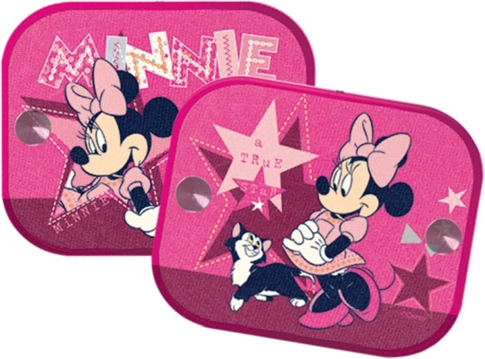 Solskærme til bil Minnie Mouse pink 2 stk.
