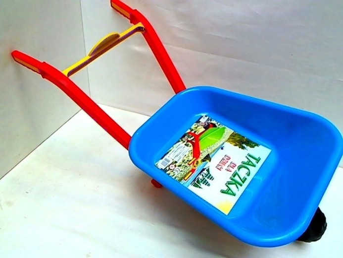 Plastik trillebør til sand