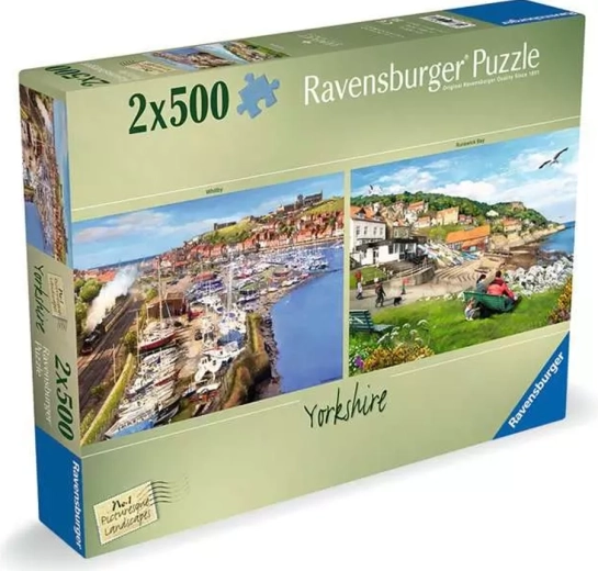 Ravensburger puslespil maleriske landskaber: Yorkshire 2x500 brikker