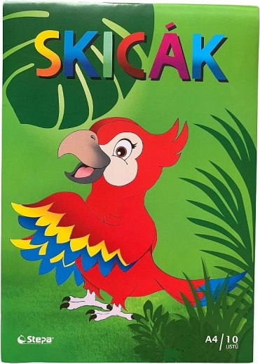 Skitseblok A4 10 ark 180 g/m²