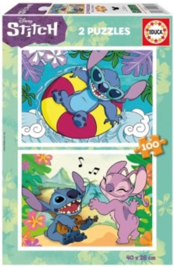 Educa puslespil Stitch 2x100 brikker