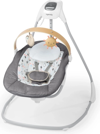 Gynge INGENUITY SimpleComfort Parker med musik og USB-strøm, 0–9 kg