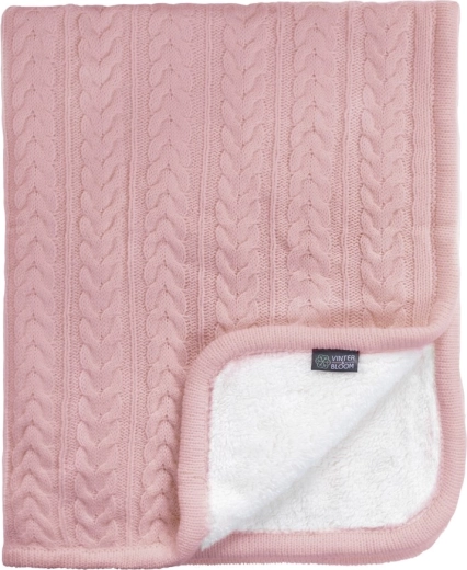 Vinter & Bloom tæppe Cuddly Dusty Rose