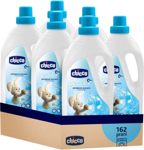 Chicco sensitivt vaskegel til børn 1,5 l – fordelspakke 6×