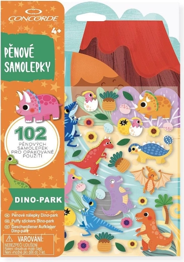 Skumklistermærker Dino park CONCORDE