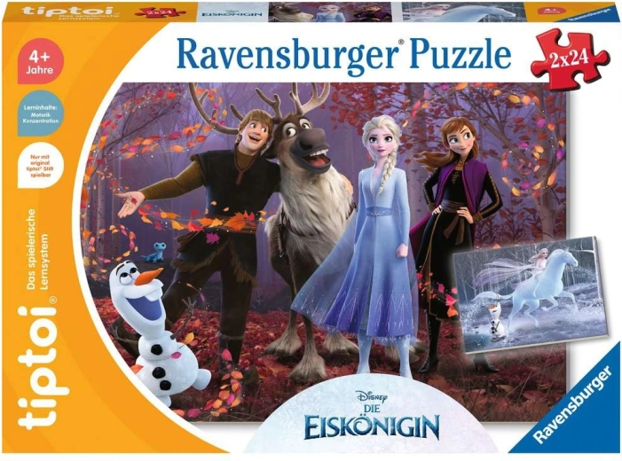Ravensburger tiptoi puslespil til små opdagelsesrejsende Frost - 1 stk.