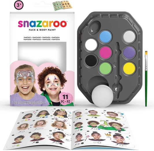 Snazaroo sæt med ansigts- og kropsmaling 8 stk.