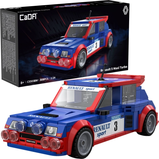 Byggesæt CaDA racerbilen RENAULT 5 Maxi Turbo, 308 dele