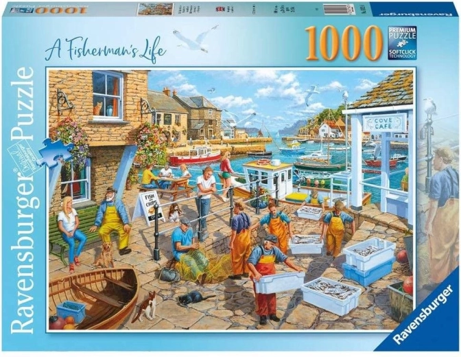 Ravensburger puslespil Fiskerens liv 1000 brikker